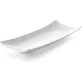 Hendi Porselein Gebogen Serveerschaal 35x15cm | 4 stuks