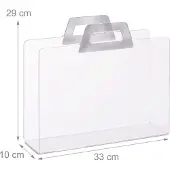 Relaxdays Krantenrek (33 x 10 x 29 cm)
