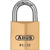 ABUS Cilinderhangslot | breedte slotlichaam 30 mm | messing gelijksluitend 0402 | 1 stuk - 2444