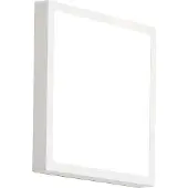 Orion LED-wandlamp Vika, wit / opaal, Woon-/ Eetkamer, Aluminium, Modern, LED plafondlamp