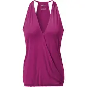Yogistar Yoga-Racerback V-Neck "ala" - raspberry XL Loungewear shirt YOGISTAR