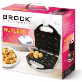 Brock Electronics Sandwich Maker Broodrooster Brock HZ3012, Wafelijzer, Wit