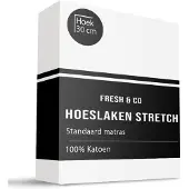 Fresh & Co Hoeslaken - Katoen Jersey Stretch - Taupe 100/120 x