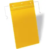 Durable Documententassen met draadbeugel, B 210 x H 297 mm (A4 staand), 50 st., geel