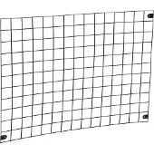 En.casa Wandrek Sæby industrieel metaal 75x55 cm zwart