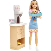 Barbie Skipper First Job Snack Bar Playset Hkd79 Doll Roze