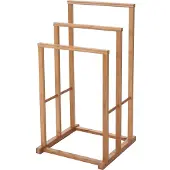 MCW Handdoekhouder -B18, handdoekhouder vrijstaand, bamboe 82x42x42cm