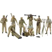 Tamiya German Artillery Crew Set Africa Corps Luftwaffe