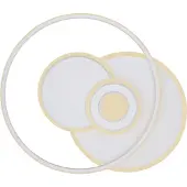 Globo Design plafondlamp Roderick wit rond 3000-6000K
