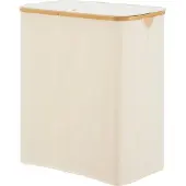 En.casa Wasmand Rusko met 3 waszakken 69x57x37 cm beige