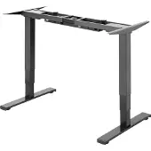 Speaka Professional Zit-sta-bureauframe In hoogte verstelbaar Hoogte: 62 tot 1.28 m (b x h x d) 170 x 62 x 65 cm Zwart SP-SDF-500 SP-9414648