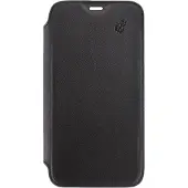Beetlecase , Hoesje geschikt voor Apple iPhone 11 Pro - Leer Folio met Transparante Achterkant & Kaarthouder, Zwart