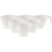 Villeroy & Boch Multipack Villeroy & Boch Flow ontbijtbeker - 6 stuks, Kopje, Wit