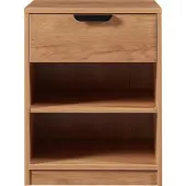 En.casa Nachtkast Varkaus 55x43x40 cm mdf eikenkleurig []