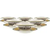 Villeroy & Boch Suppentassen mit Untertassen Audun Ferme 400 ml Set van 6
