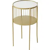 Boltze - Metalen bijzettafel LOBO, Ø 33 x 55,5 cm