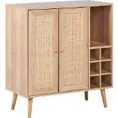 Beliani PAGET - Dressoir - Lichthout - Vezelplaat