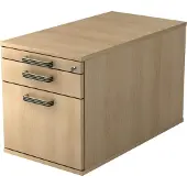 Hjh OFFICE PRO SIGNA TC20 BM - Rolcontainer Hout Eiken met ophangsysteem Metalen handgreep
