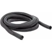 DeLOCK Braided Sleeve self-closing 2 m x 19 mm black