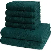 Ross Dames en Heren 4 X handdoek 2 X douchedoek - per set Cashmere feeling