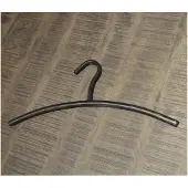 Meubelplaats Garderobehanger ronde buis per 6 - zwart - set van 6