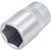 Hazet Dopsleutel 880-14 · 3/8 inch (10 mm) vierkant hol · Buiten-zeskant-tractieprofiel · SW 14 mm
