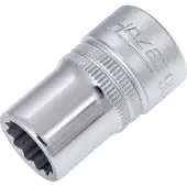 Hazet Dopsleutel 900Z-13 · 1/2 inch (12,5 mm) vierkant hol · Buitentwaalfkant tractieprofiel · SW 13 mm