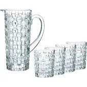 Nachtmann Waterglas BOSSA NOVA 330 ml, set van 4 stuks, met kan, glas, Nachtmann