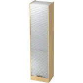 Hjh OFFICE PRO SIGNA R50 SG - Esdoorn/Zilver Roldeurkast Hoogte van de map | 5 OH Greeplijst kunststof