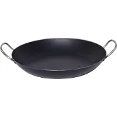 HorecaTraders Paellapan | Plaatstaal | 1.4 kg | Ø34 cm