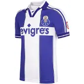 Copa FC Porto 1998-99 Retro Voetbalshirt Blauw Wit