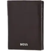HUGO BOSS Leren Portemonnee Classic Smooth Wallet Brown Donkerbruin