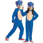 Disguise SONIC MOVIE 3 (SEGA), Sonic Movie Fancy Dress (2024) Intl, Maat XS (3T-4T jaar), Kind