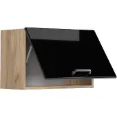 Vicco R-Line Hangkast – 60 cm Plat Zwart hoogglans