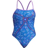 Funkita Single Strength Swimsuit Blauw AUS 8 Vrouw