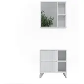 Vicco Leano Badkamermeubelset – 2 delen Wit