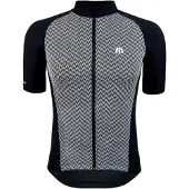 Megmeister Jersey Houndstooth Black - XS