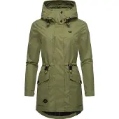 Ragwear Functionele jas 'Alysa' olijfgroen / zwart