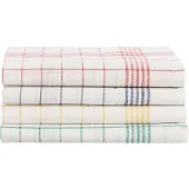 Sito Poleerdoek glazendoek half linnen rood 10 stuks - 50x70cm.