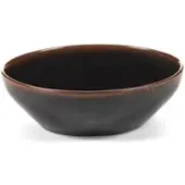 Serax Uncharted Out of Lines bowl 15.5x13cm H5.7cm zwart bruin