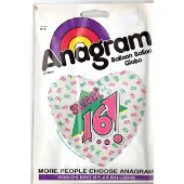 Anagram folieballon - sweet 16