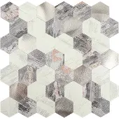 BES LED Zelfklevend Mozaiek Hexagon Nature
