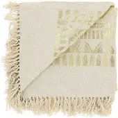 Unique living plaid tari gold -125x150cm