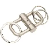 Troika Sleutelhanger | 2-weg sleutel | met 3 sleutelhangers in 2 maten