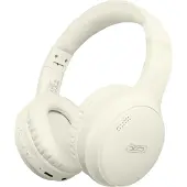 XO Draadloze oordopjes BE41, Bluetooth 5.3, actieve ruisonderdrukking (ANC), met ingebouwde microfoon, wit