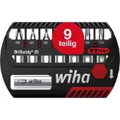 Wiha 42137 42137 Bitset 8-delig Kruiskop Phillips, Kruiskop Pozidriv, Torx plus