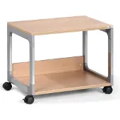 Durable table de bureau mobile Multi Trolley 48, 2 tablettes