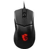 MSI Muis Clutch GM31, Bedraad, USB-A, 12000 DPI, RGB, Zwart