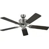 CasaFan Eco Elements Plafondventilator 23 W (Ø x h) 132 cm x 285 mm Chroom (geborsteld) Met afstandsbediening