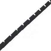 InLine Spiraalband kabelslang - 24mm / 10m / zwart